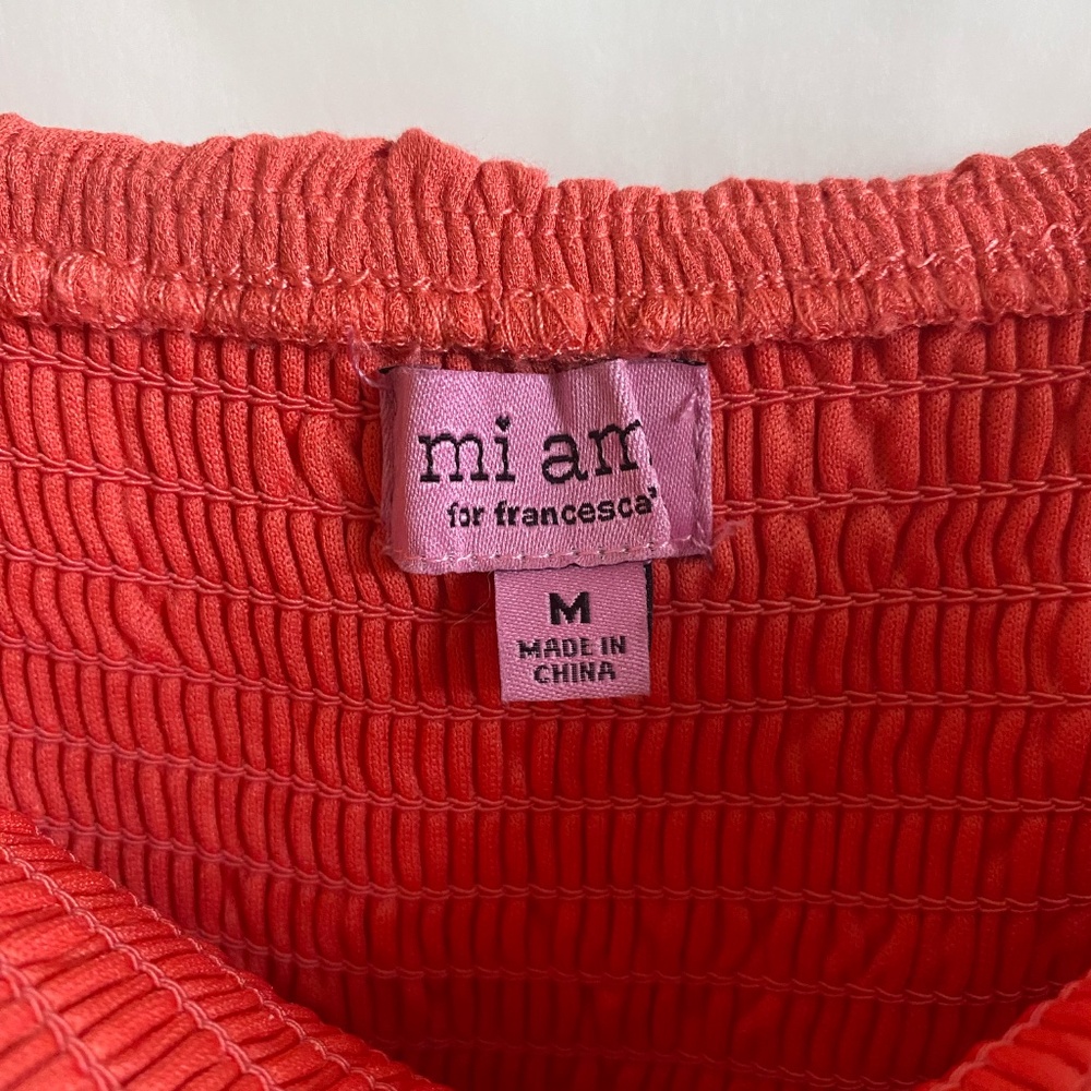 Orange Ruffle Sundress - Picture 3 of 3